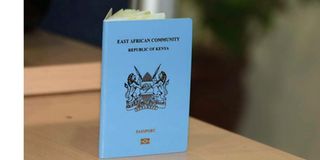 The Kenyan passport.
