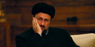 Hassan Khomeini , a grandson of Iran's Ayatollah Ruhollah Khomeini. 