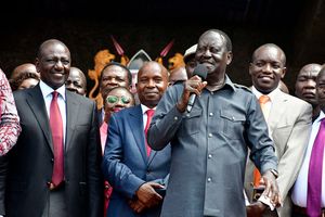 Raila Odinga and William Ruto