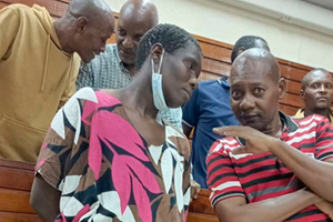 Paul Mackenzie and Shallyne Anindo Temba 