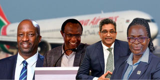 Kiprono Kittony, David Ndii, Chris Diaz and Prof Winnie Nyamute. 