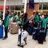 Students of Olivine school in Nyali, arrive from Dubai