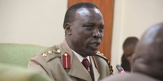 Murang’a County police boss Kemboi Kimaiyo