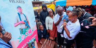 Jane Karinge, widow of the late James Kamau Ndung’u