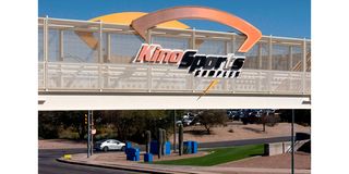  entrance to the soccer stadium at Kino Sports Complex