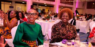 Monicah Ndung'u with Suba North Constituency Member of Parliament and Minority Chief Whip Millie Odhiambo Mabona