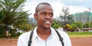 Kisumu Youngstars team captain, Bramuel Opembe.