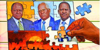 Kibaki , Kivuitu, Raila