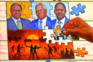 Kibaki , Kivuitu, Raila