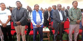 Eugene Wamalwa, Kalonzo Musyoka, Rigathi Gachagua