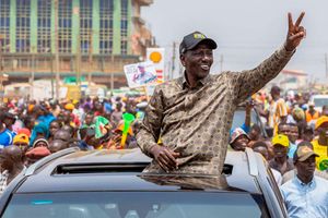 President William Ruto in Busia Town