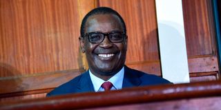 Former Nairobi Governor Evans Kidero during a past court appearance. 