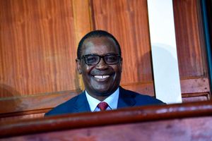 Former Nairobi Governor Evans Kidero during a past court appearance. 