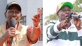 William Ruto and Rigathi Gachagua