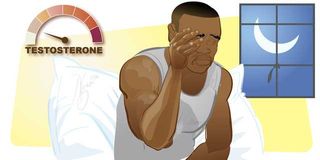 A sleep deprived person has low libido