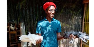 Ornamental bird farmer George Eshiwan Bota