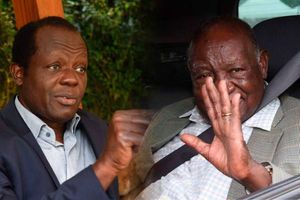 Raphael Tuju and Kenneth Matiba