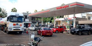 Petrol station