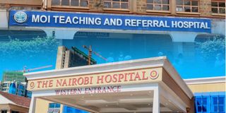 The Moi Teaching and Referral Hospital and the Nairobi Hospital.