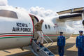 Kithure Kindiki alights from a Kenya Air Force plane