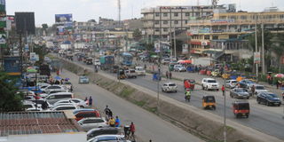 Aerial view of Kitengela town