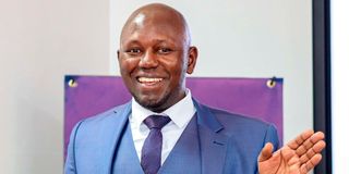 Kenya Re managing director Hillary Wachinga