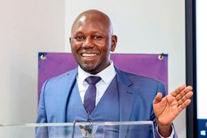 Kenya Re managing director Hillary Wachinga