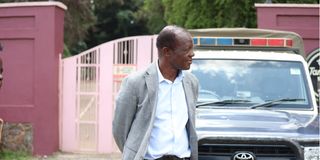 Raphael Tuju addresses the media 