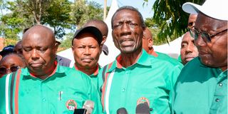 Collins Oyuu, Secretary General of the Kenya National Union of Teachers (KNUT)