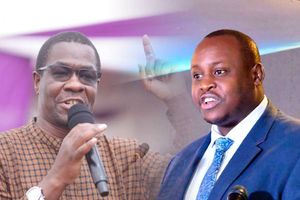 Energy CS Opiyo Wandiyo and former Epra Director-General Daniel Kiptoo.