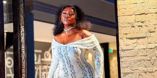 Social media influencer Diana Kihoti, popularly known as Liebe Kiki