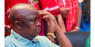 Vihiga Senator Godfrey Osotsi speaks after attack