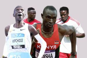 Eliud Kipchoge, Victor Wanyama, David Rudisha