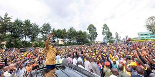 Ruto in Nyamira