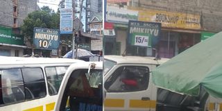 makuyu muranga fare sh10 Sh15