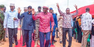 Ruto in Mandera