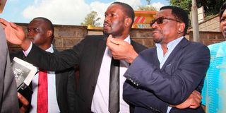 Nairobi Senator Edwin Sifuna, Siaya Governor James Orengo