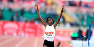 Diana Wanza athletics