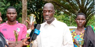 Musa Mulah Masayi, father to rising basketball star Madina Okot