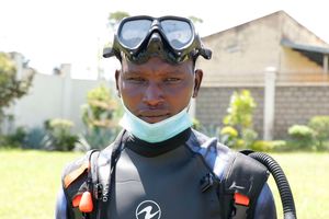 Diver Gideon Ngotwa
