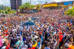 President William Ruto addresses Chuka residents