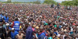 Linda Mwananchi Kisumu Rally
