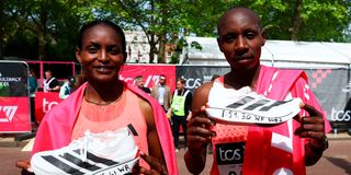 Sabastian Sawe and Tigst Assefa