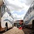 Buses parked in Garissa Town 