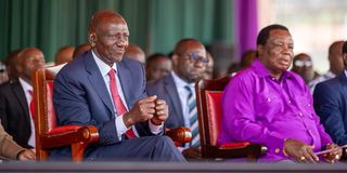 William Ruto and Francis Atwoli 