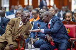 William Ruto and Oburu Oginga