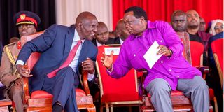 William Ruto and Francis Atwoli
