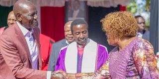 William Ruto and Alice Wahome