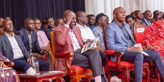 William Ruto and Irungu Kang'ata