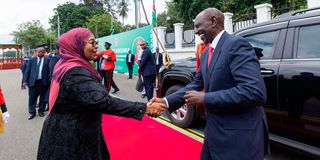 William Ruto and Samia Suluhu